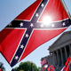 Confederate-flag supporters demonstrate on the north steps of the Capitol April 6, 2000, in Columbia, S.C.
ERIK PEREL/AFP/Getty Images